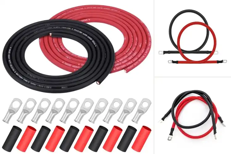 Detailed view of Best 6 AWG Battery Cables