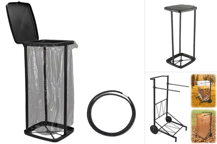 Detailed view of Best Adjustable Height Trash Can Holders
