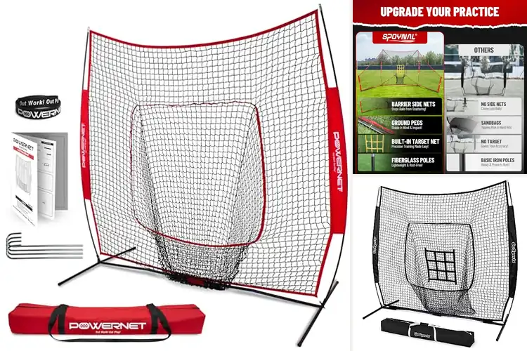 Detailed view of Best Batting Practice Backstops for a Sharper Swing