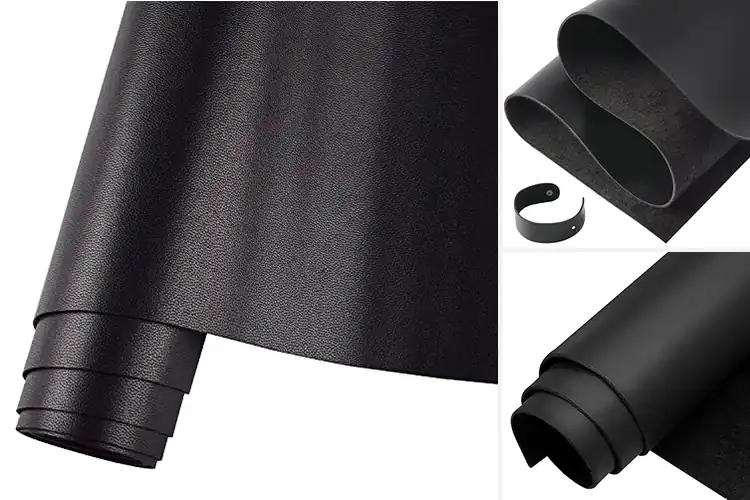Detailed view of Best Black Leather Sheets For Crafts