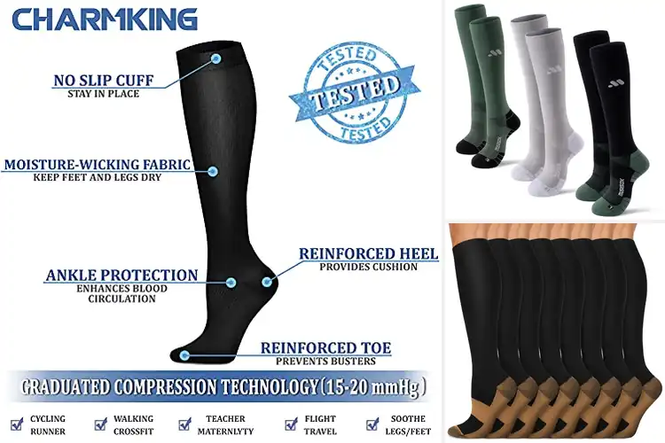 Detailed view of Best Compression Socks: Energize Your Legs All Day