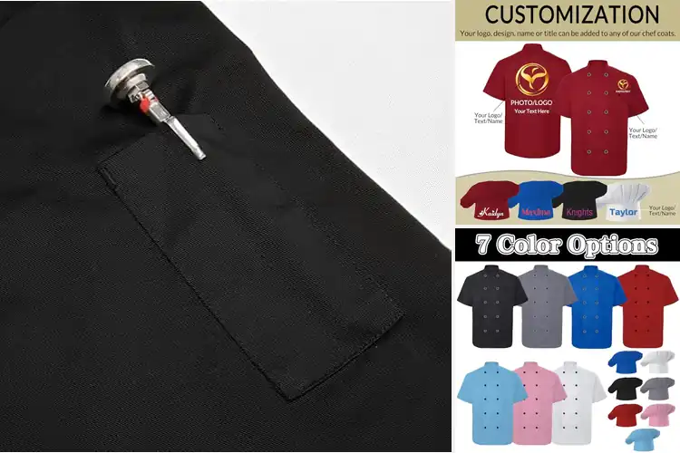 Detailed view of Best Custom Chef Coats