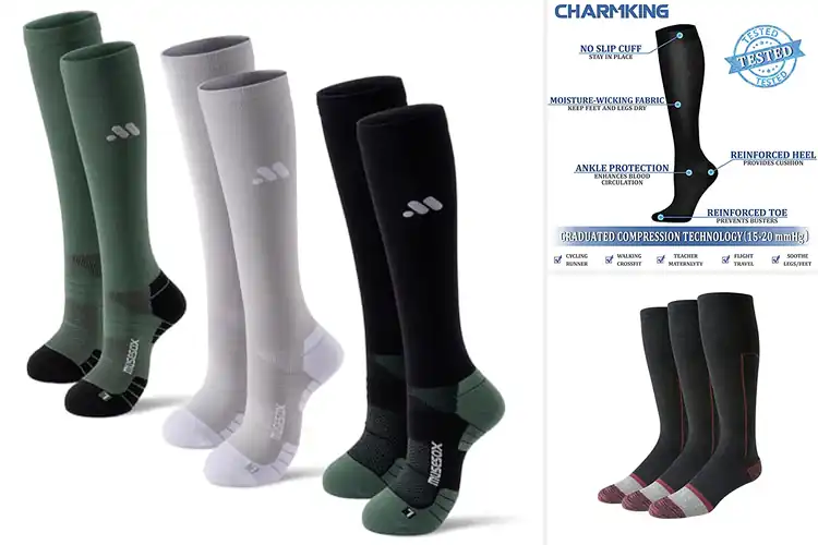 Detailed view of Best Graduated Socks: Top 10 Picks for Energy & Comfort