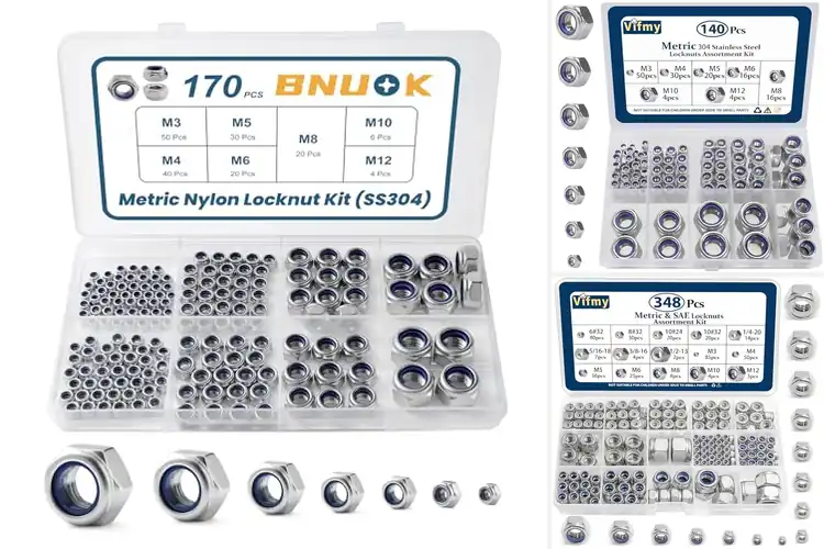 Detailed view of Best Hex Lock Nuts