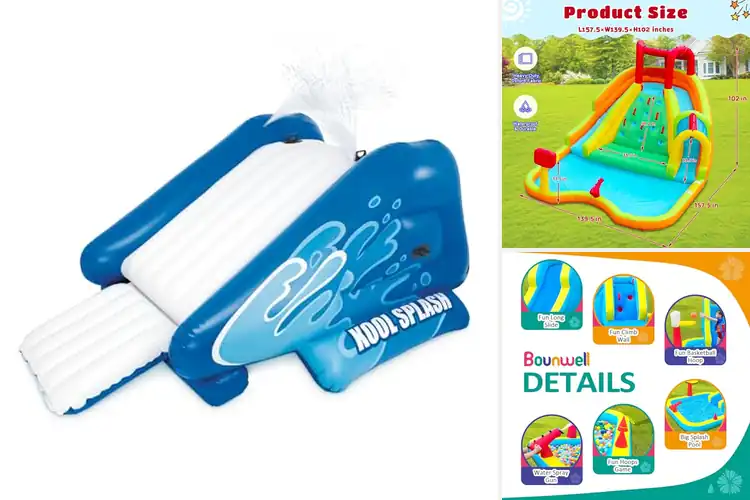 Detailed view of Best Inflatable Water Slides