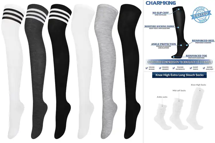 Detailed view of Best Knee-High Socks: 10 Picks for Comfort & Style