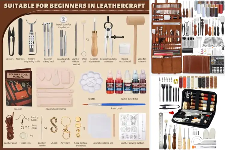Detailed view of Best Leather Crafting Kits