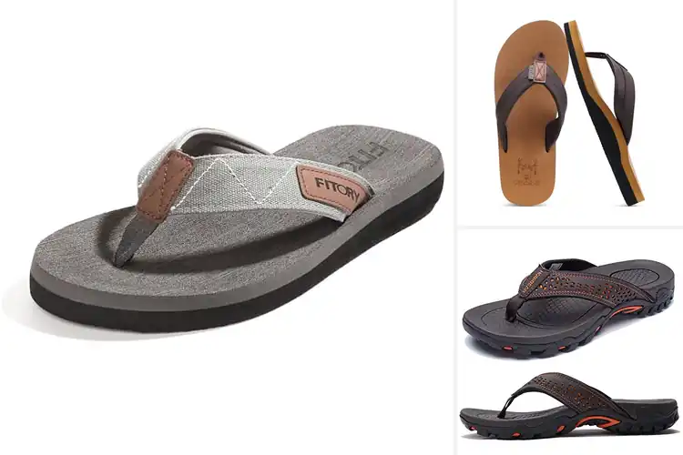 Detailed view of Best Men’s Flip Flops