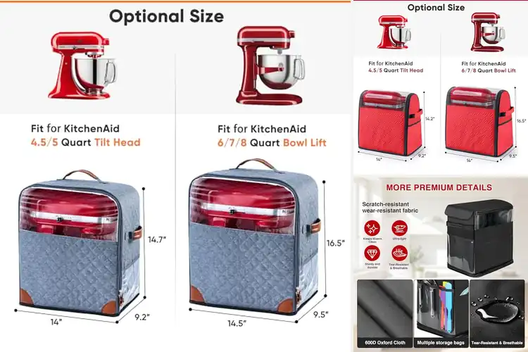 Detailed view of Best Mixer Covers With Slider Bases