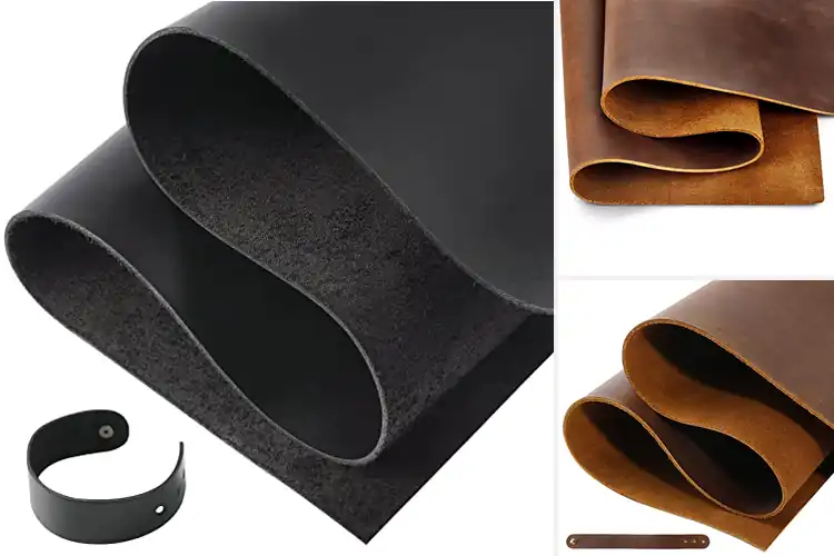 Detailed view of Best Oil Tanned Tooling Leather Sheets