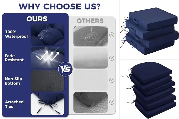 Detailed view of Best Outdoor Seat Cushions for Comfort & Style