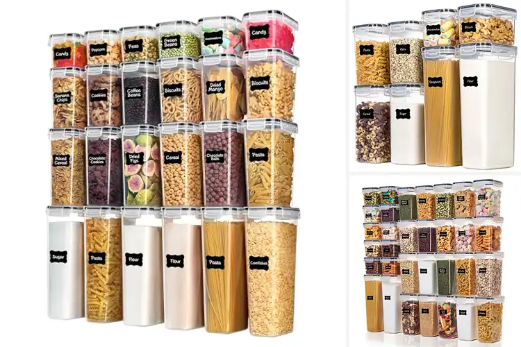 Detailed view of Best Pantry Storage Containers for Fresh, Neat Shelves