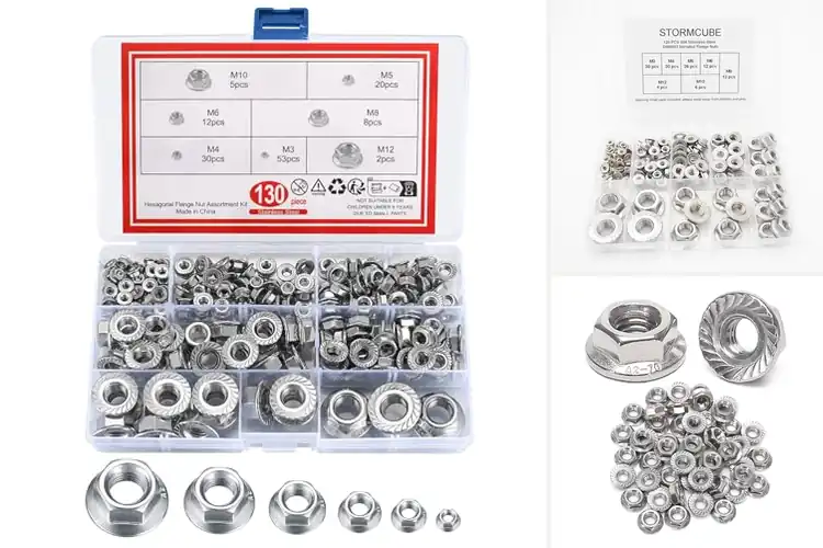 Detailed view of Best Serrated Flange Nuts