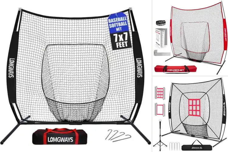 Detailed view of Best Softball Backstop Nets