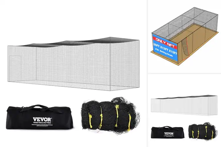 Detailed view of Best Softball Batting Cage Nets