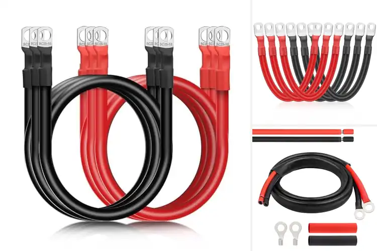 Detailed view of Best Solar Battery Interconnect Cables