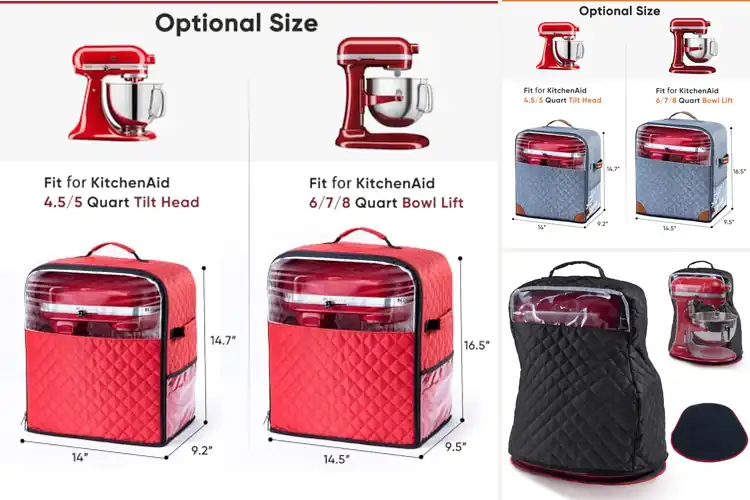 Detailed view of Best Stand Mixer Covers With Bottom Sliders