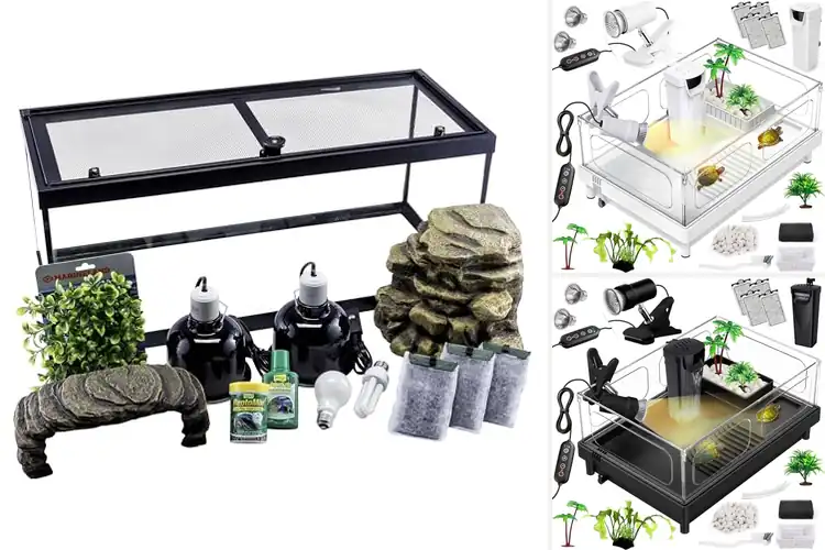 Detailed view of Best Turtle Tank Kits: Easy, Fun, Healthy Homes for Your Pet